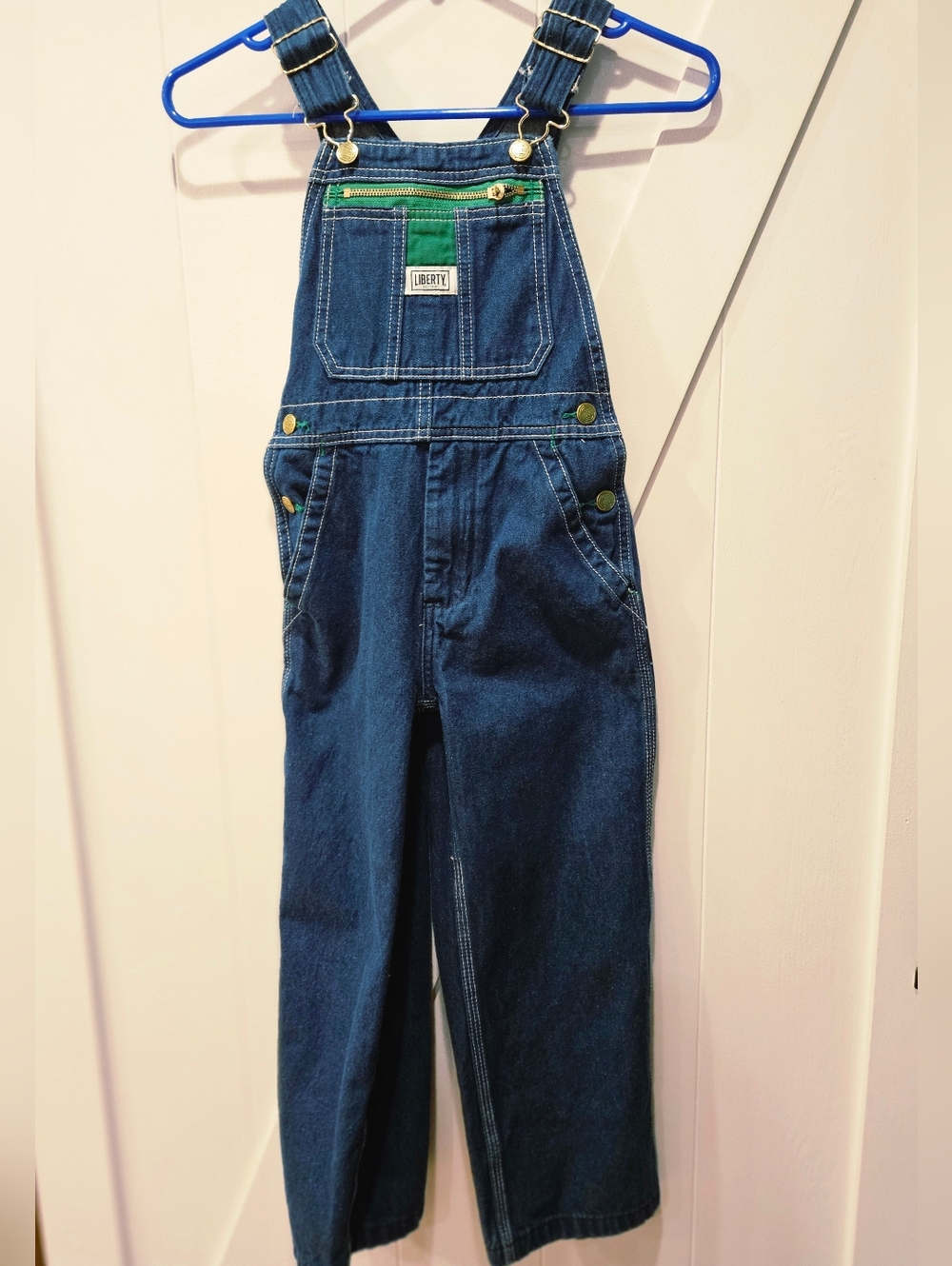 Liberty Dark Denim Overalls
